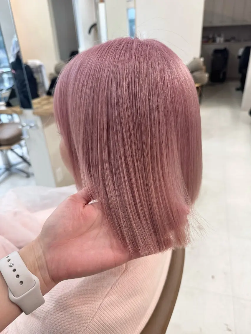 ミディアム ヘアカラー 鈴木 妃帆未のヘアスタイル