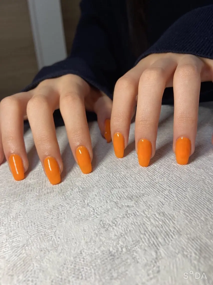 ネイル ジェルネイル 氷ネイル・うるうるネイル ワンカラーネイル LIAN- nailのネイルデザイン