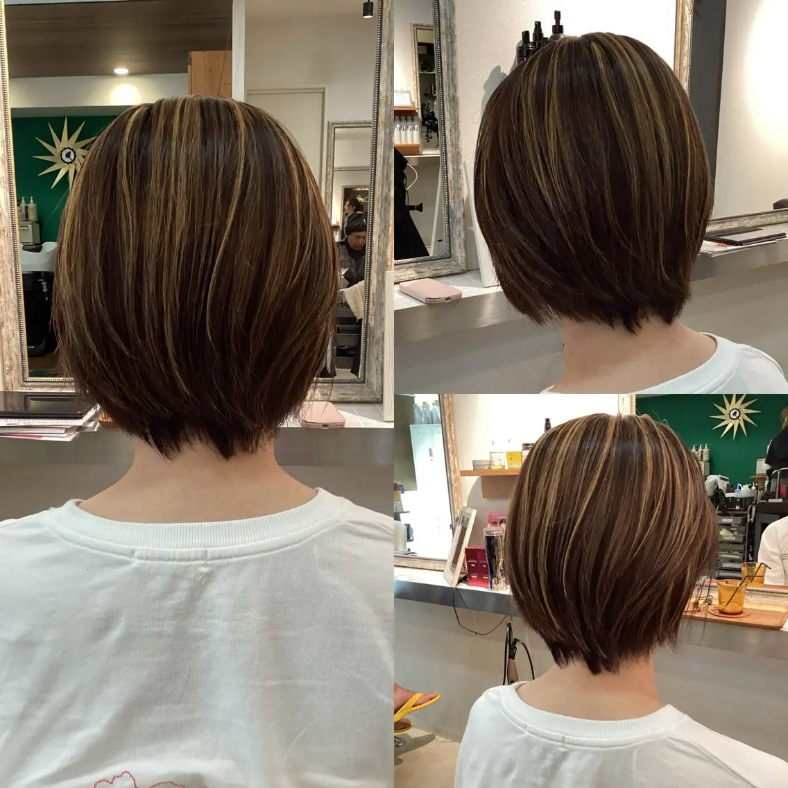 ショート カット ヘアカラー hair bonitaのヘアスタイル