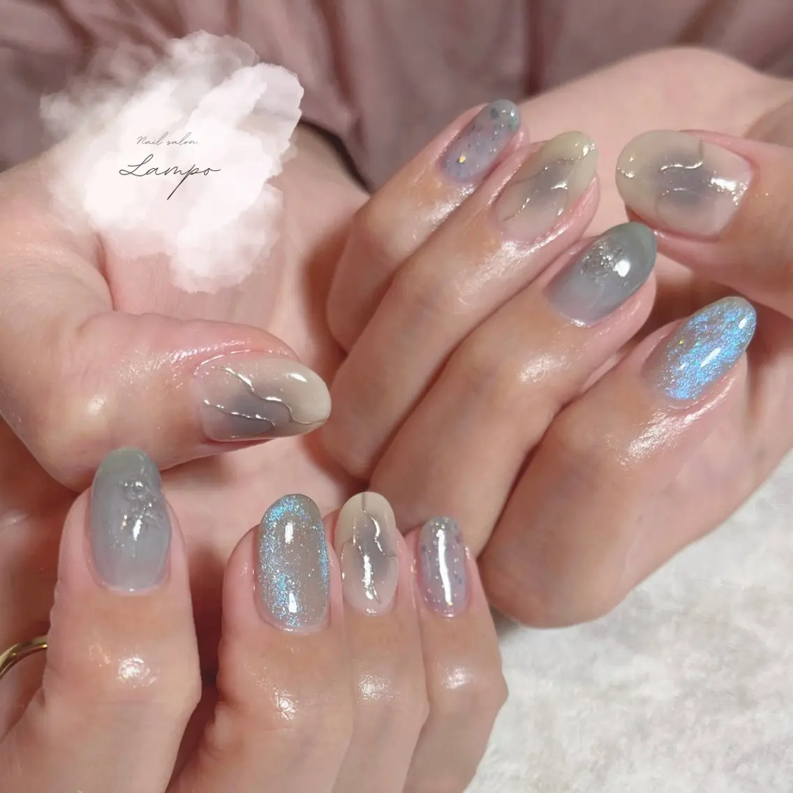 ネイル ハンドネイル lampo yukoのネイルデザイン