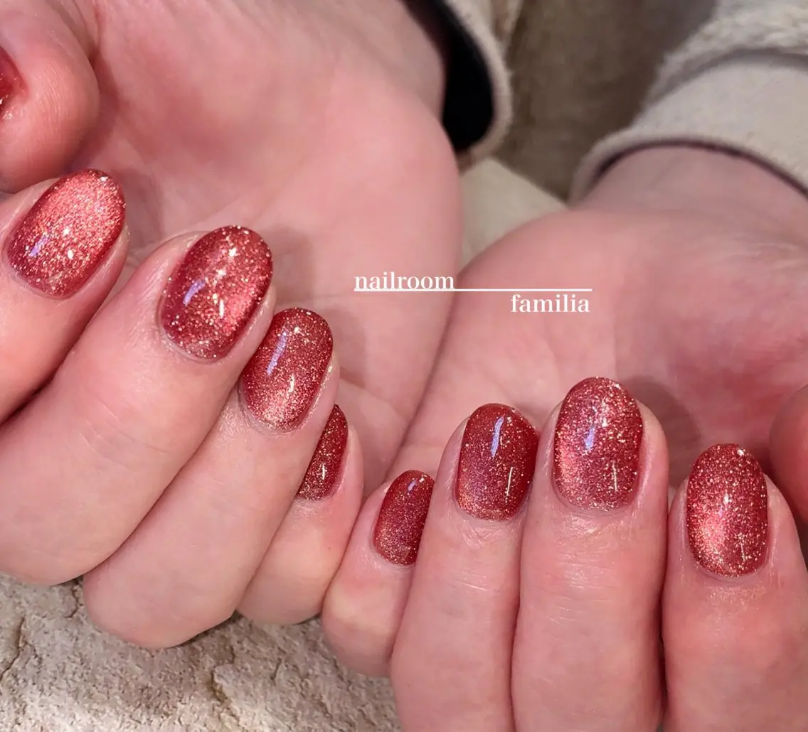 ネイル マグネットネイル ハンドネイル -nailroom- familiaのネイルデザイン