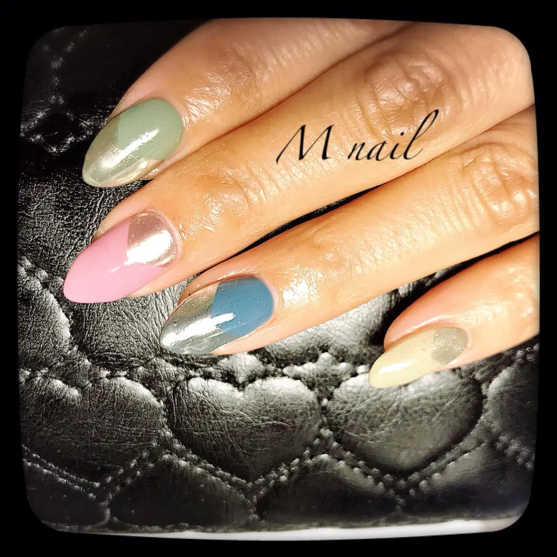 ネイル ミラーネイル M nail 市原市ちはら台のネイルデザイン