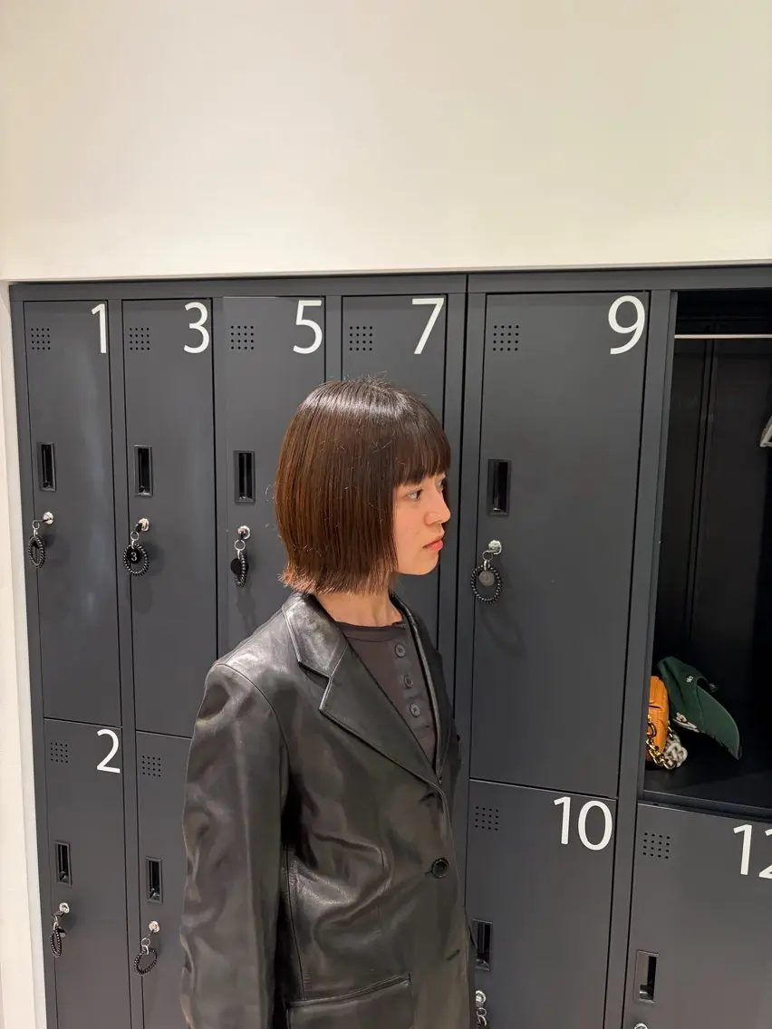 ミディアム 外ハネヘア 下田 陸斗のヘアスタイル