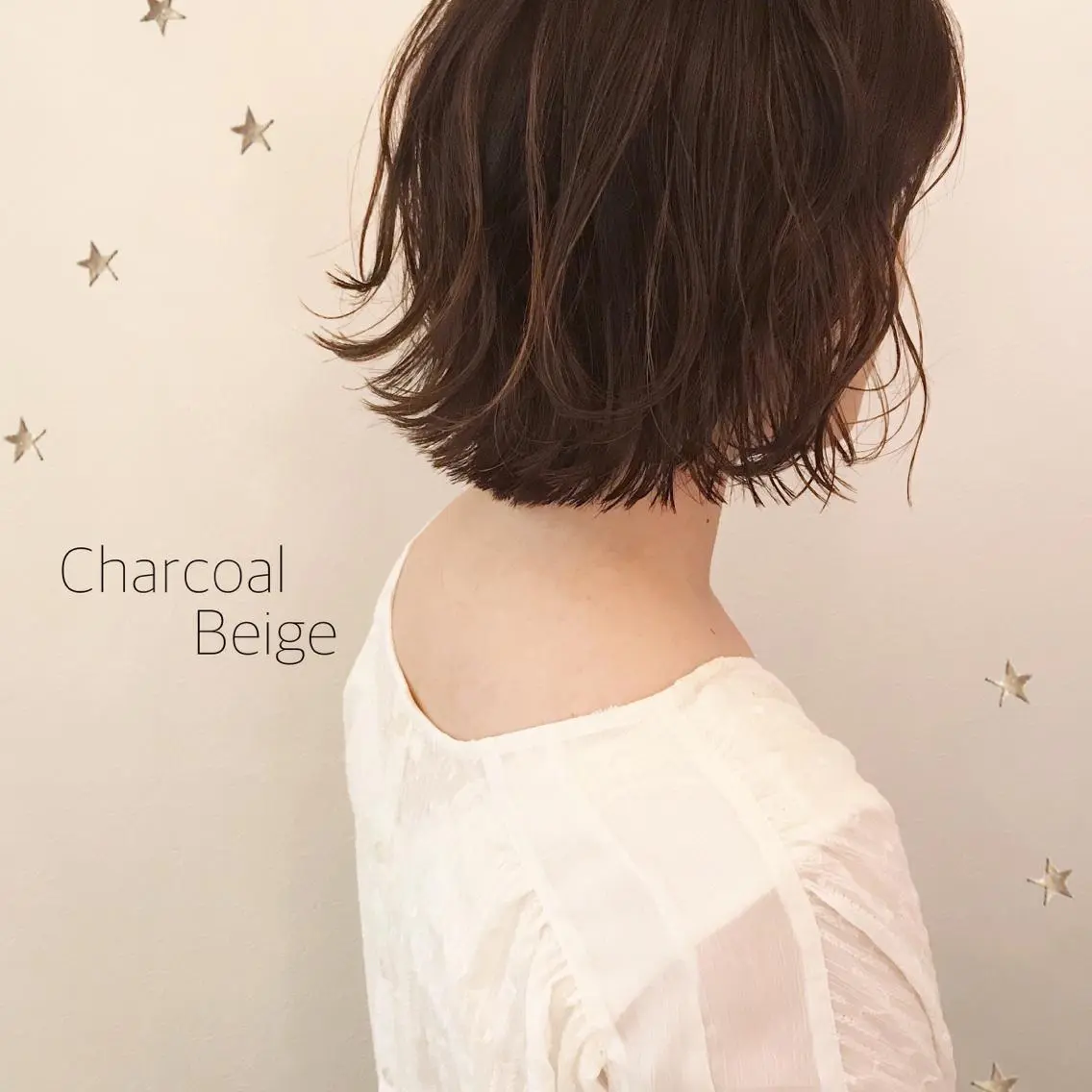 ミディアム カラー 市川 千夏のヘアスタイル