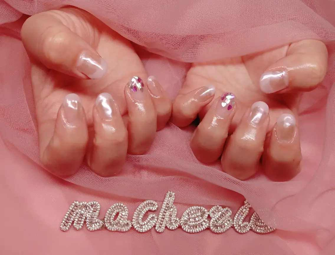 ネイル シンプルネイル ハンドネイル Nail Salon macherieのネイルデザイン