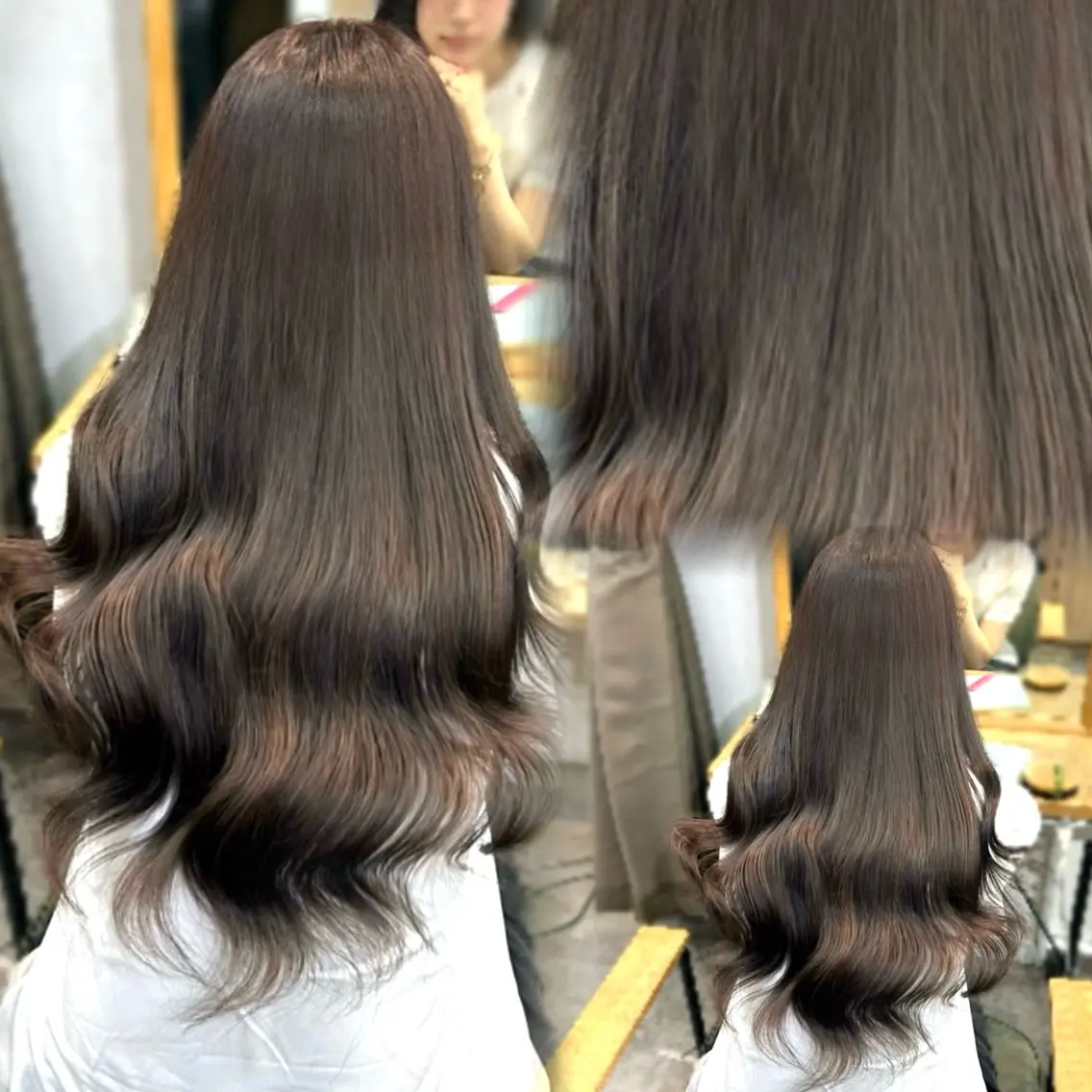 カラー ヘアカラー 💖韓国カラー エクステmikotoのヘアスタイル