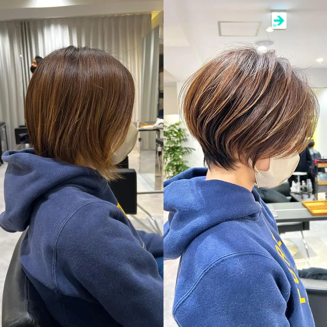ショート ショートボブ ボブ ショートヘア 浅野賢哉🌟縮毛 矯正、ショート🌟のヘアスタイル