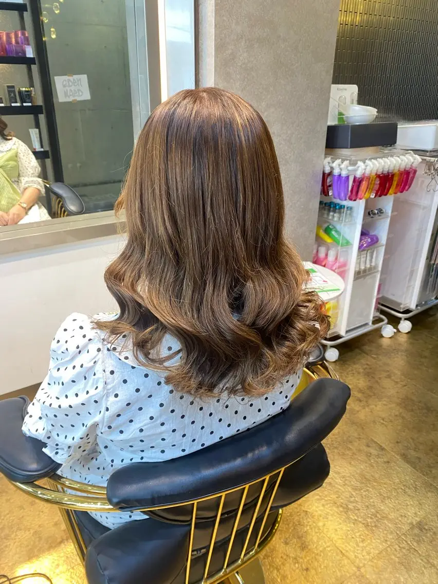 ミディアム ヘアセット EDeN MAeD まりなのヘアスタイル
