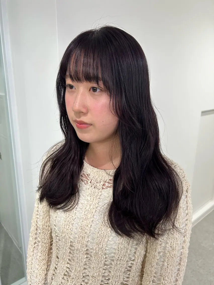 ロング カラー 髪質改善 愛結 暖色カラー🎀🩰のヘアスタイル