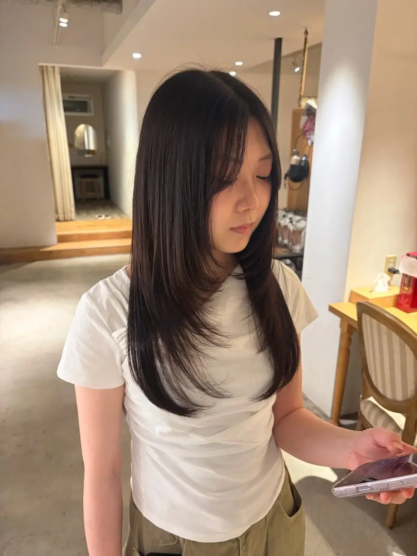 ロング 笹野 日麻莉のヘアスタイル