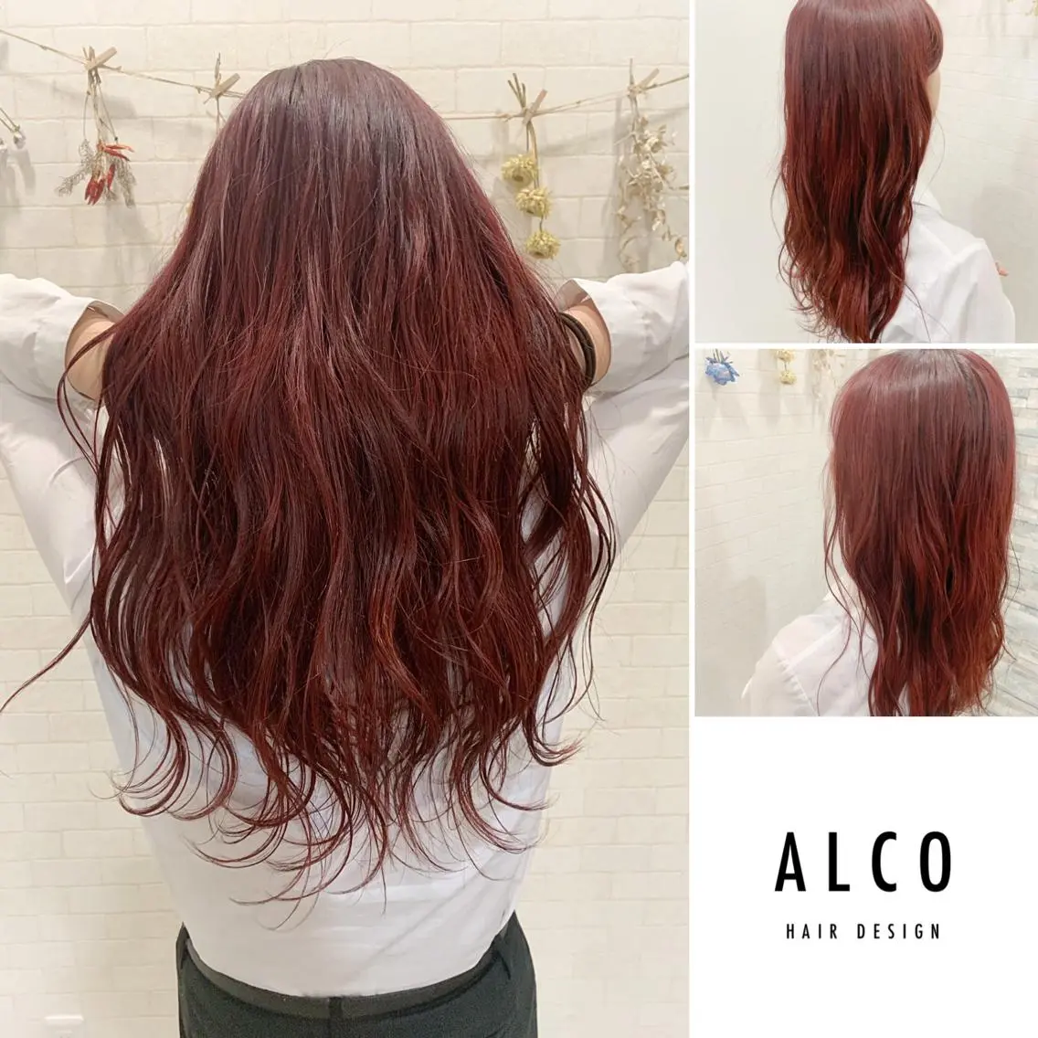 セミロング カラー ワタイショウタ 髪質改善✨眉毛サロンのヘアスタイル