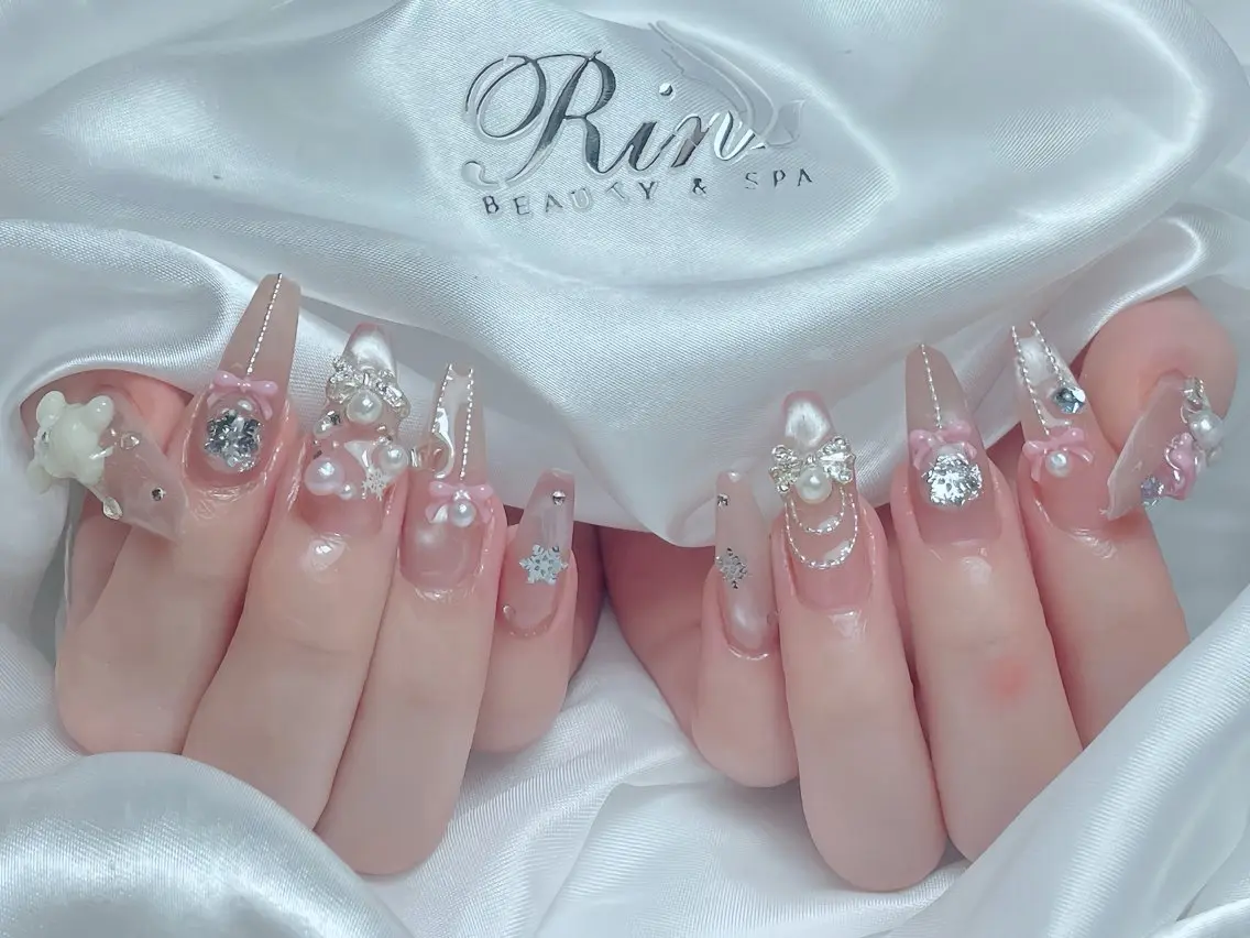 ネイル 成人式 ハンドネイル Rin Nail Shinokuboのネイルデザイン