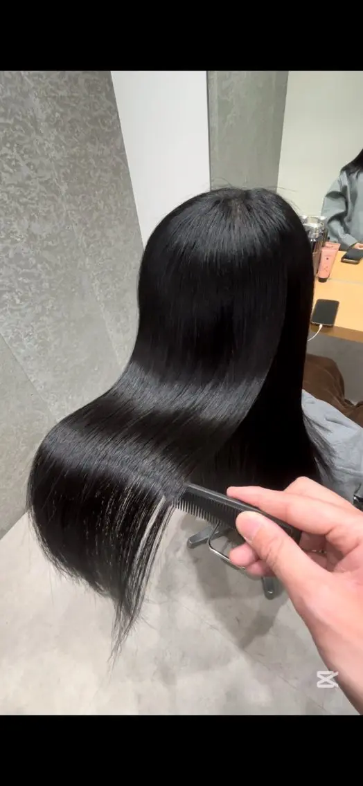 セミロング 髪質改善 トリートメント トリートメント ヘッドスパ 髪質改善ヘアケア 艶髪特化/上田のヘアスタイル