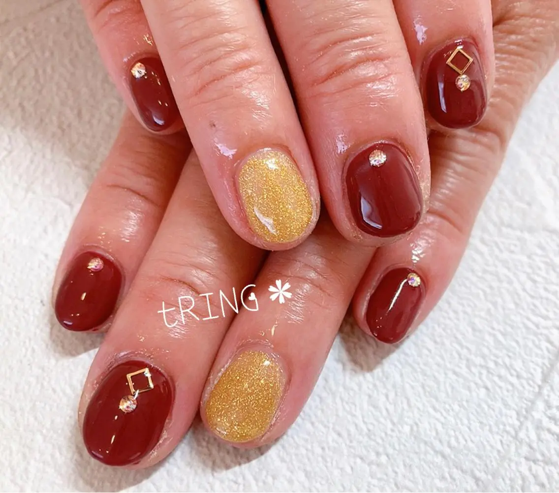 ネイル ハンドネイル tRING* しいの木台のネイルデザイン