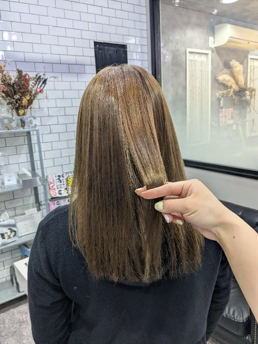 カラー 多田 遥香のヘアスタイル