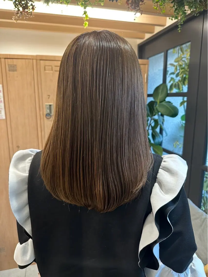 カラー ヘアカラー 西新  MAHIRO 🩵🫧艶髪🩵🫧のヘアスタイル