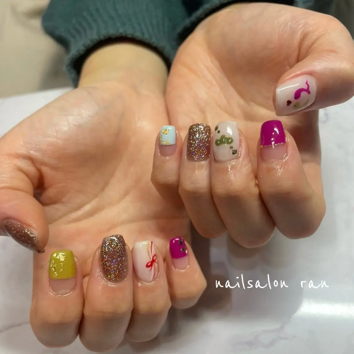 ネイル ハンドネイル ハンドケア nailsalon ranのネイルデザイン