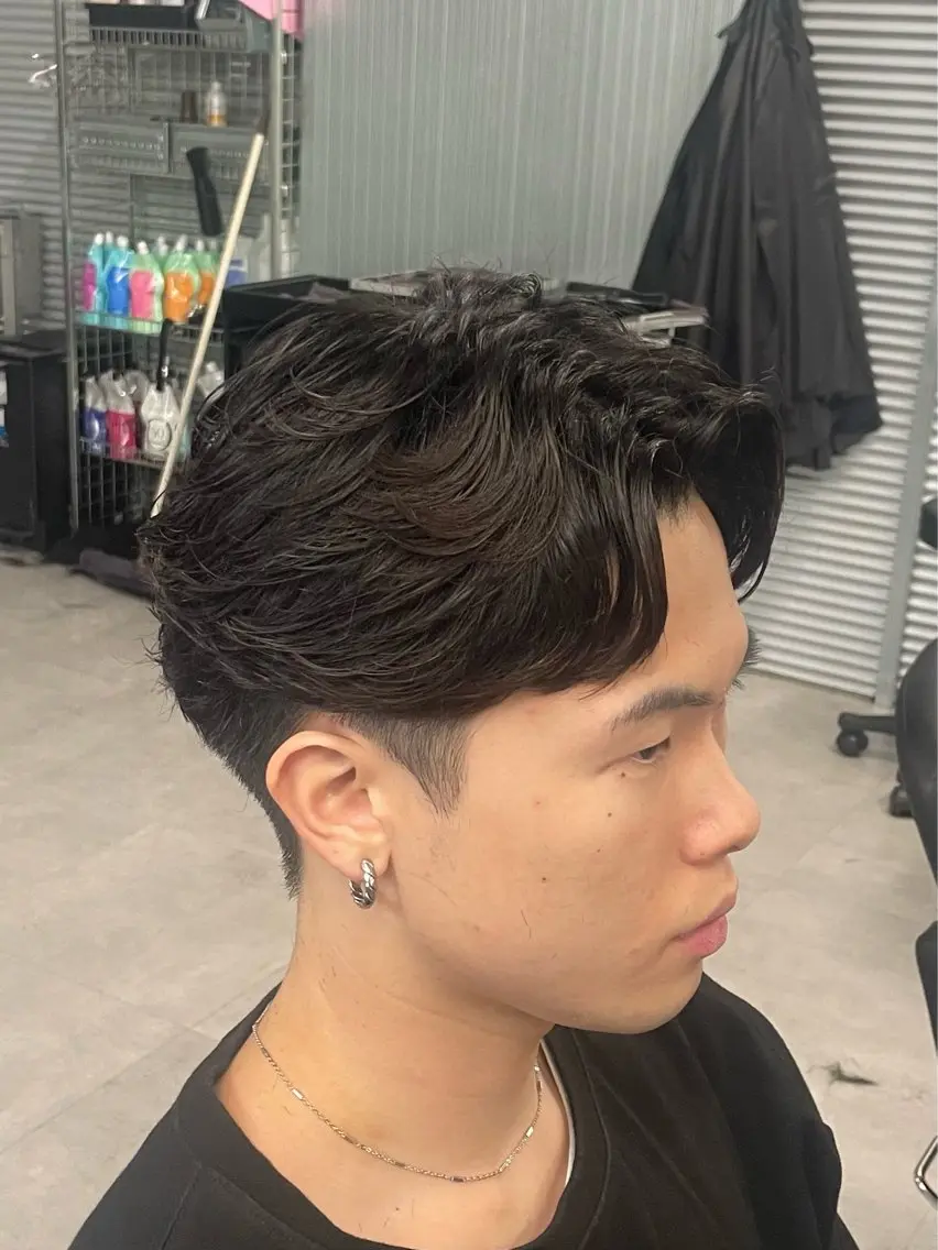 ショート カット パーマ トリートメント HARU🐬メンズ 美容師🐬のヘアスタイル