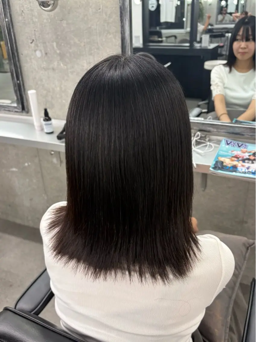 ミディアム 縮毛矯正 HART ニイナ ／モデル募集中のヘアスタイル