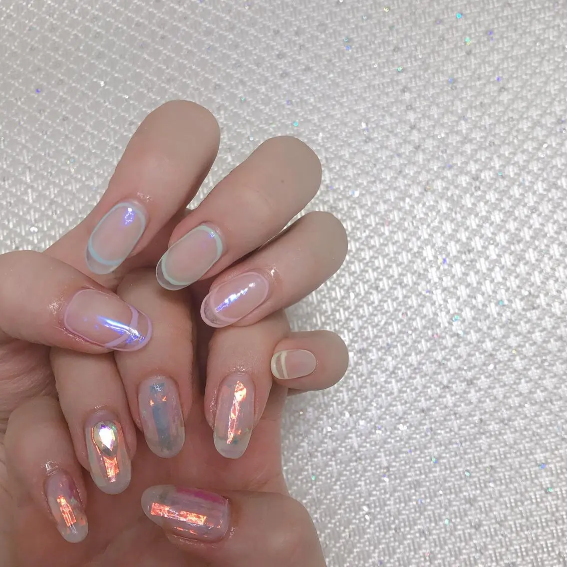 ネイル スカルプネイル ハンドネイル MoonLight MIHOのネイルデザイン