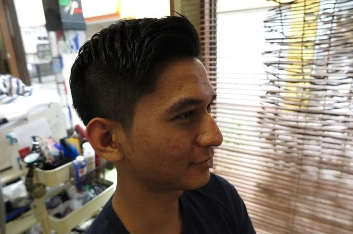 ショート 男を磨く Barber オオキのヘアスタイル