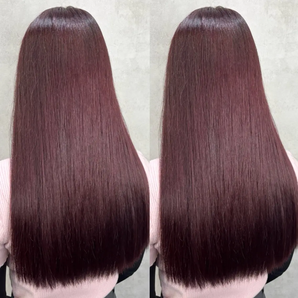 ロング カラー ラベンダーカラー ピンクカラー ピンクラベンダー ヘアカラー Rin♡透明感ピンク 🎀白肌ラベンダーのヘアスタイル