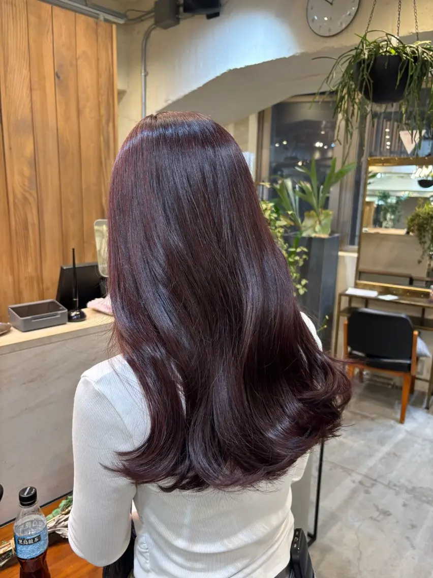 ロング カラー ラベンダーカラー ヘアカラー トリートメント 🐰メンズカット 募集中/ゆな🐰のヘアスタイル