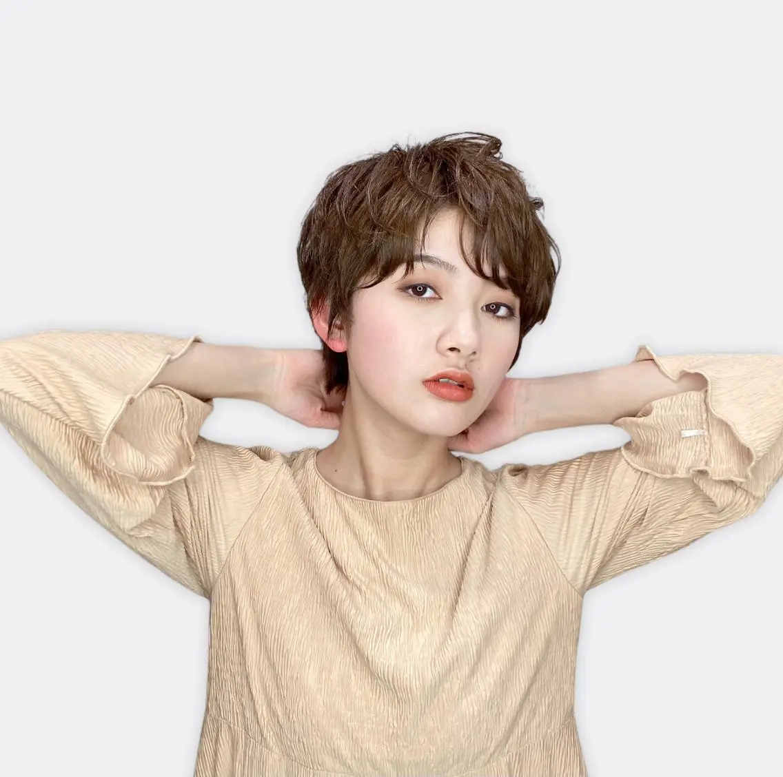 ショート カラー ヘアアレンジ 古林 紘のヘアスタイル