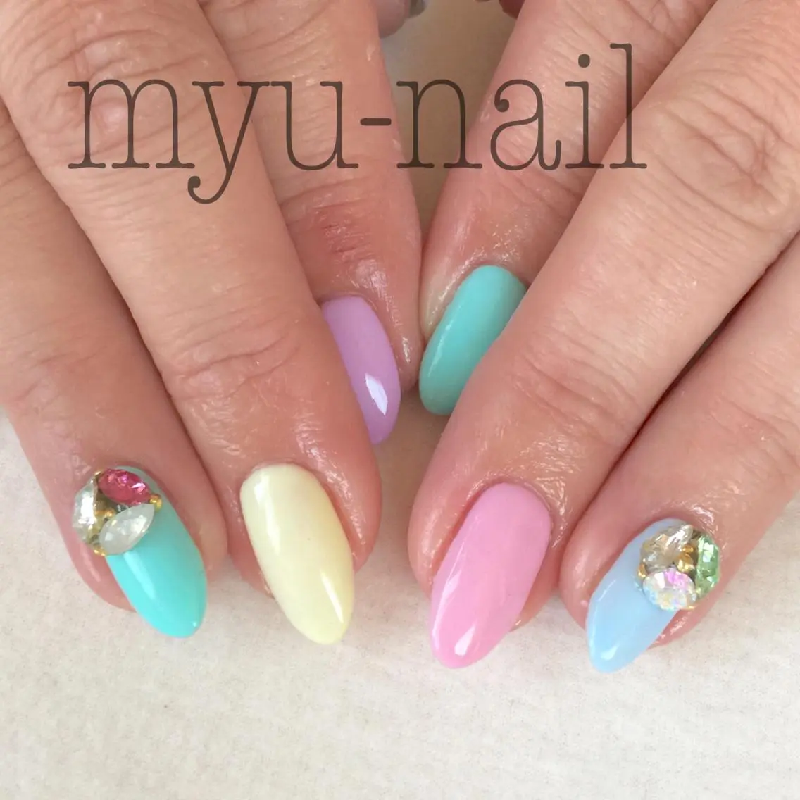 ネイル ハンドネイル ホームサロン myu-nailのネイルデザイン