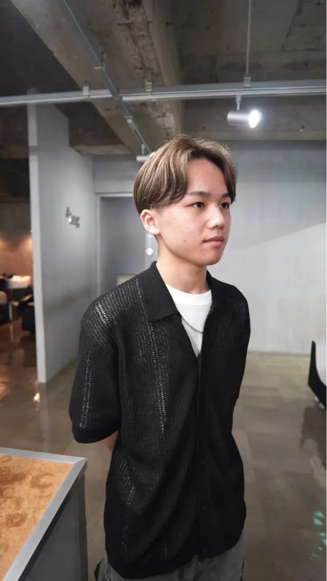 ショート カラー パーマ メンズ カット ヘアカラー トリートメント メンズ/ダブルカラー /パーマ/来栖慧💈のヘアスタイル