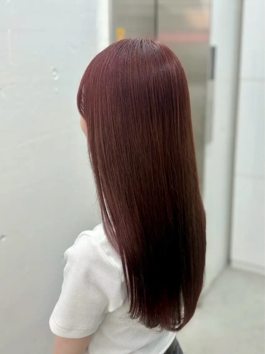 カラー 野内 柚那のヘアスタイル