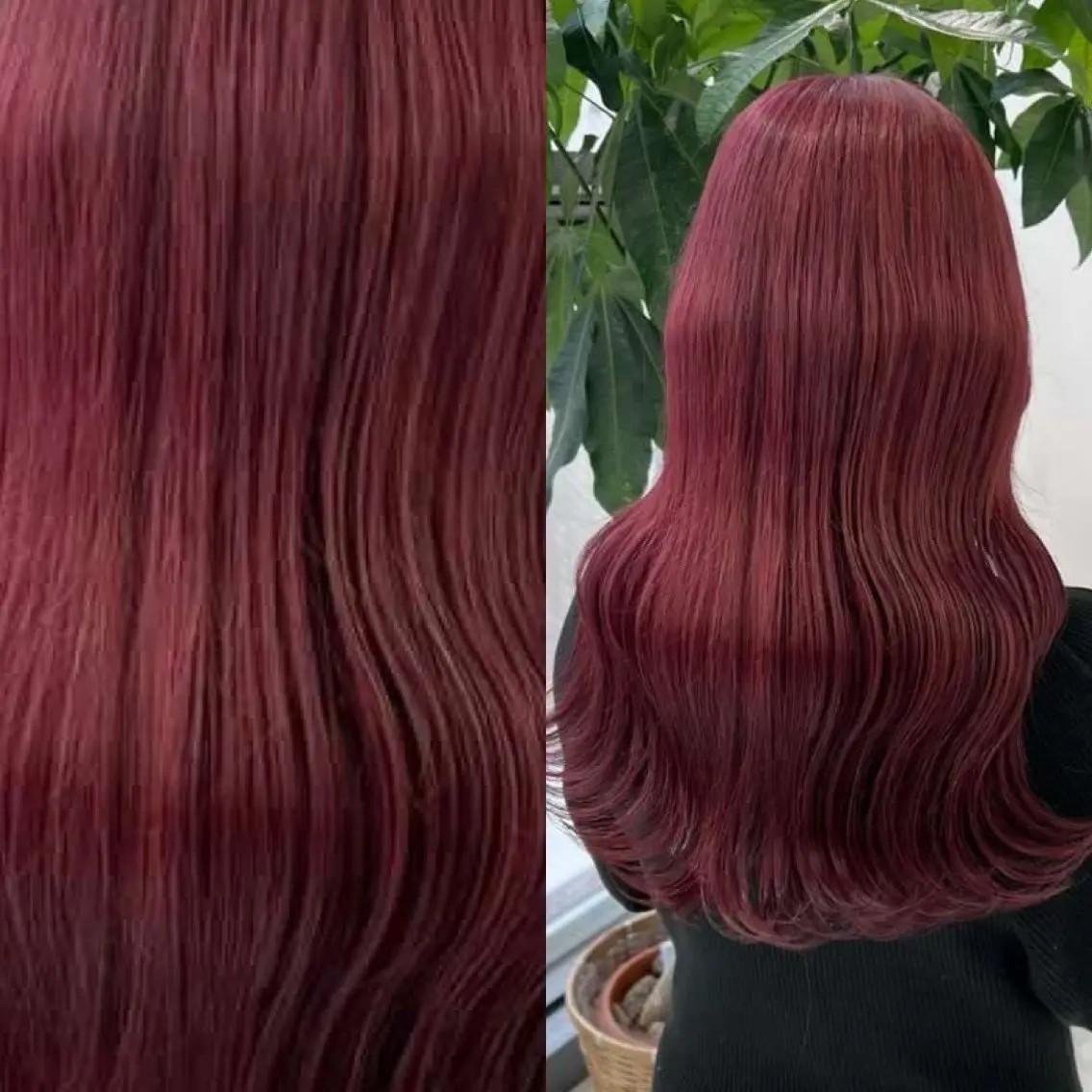 ロング カラー 金山 律 暖色系カラーのヘアスタイル