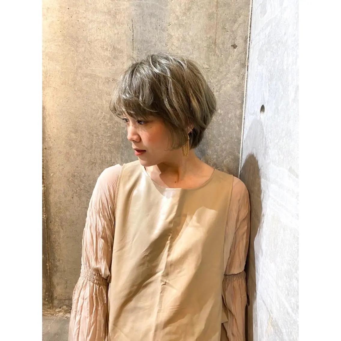 カラー ショート 透明感カラー ミント カット ヘアカラー ヘッドスパ Grantus (グランタス )のヘアスタイル