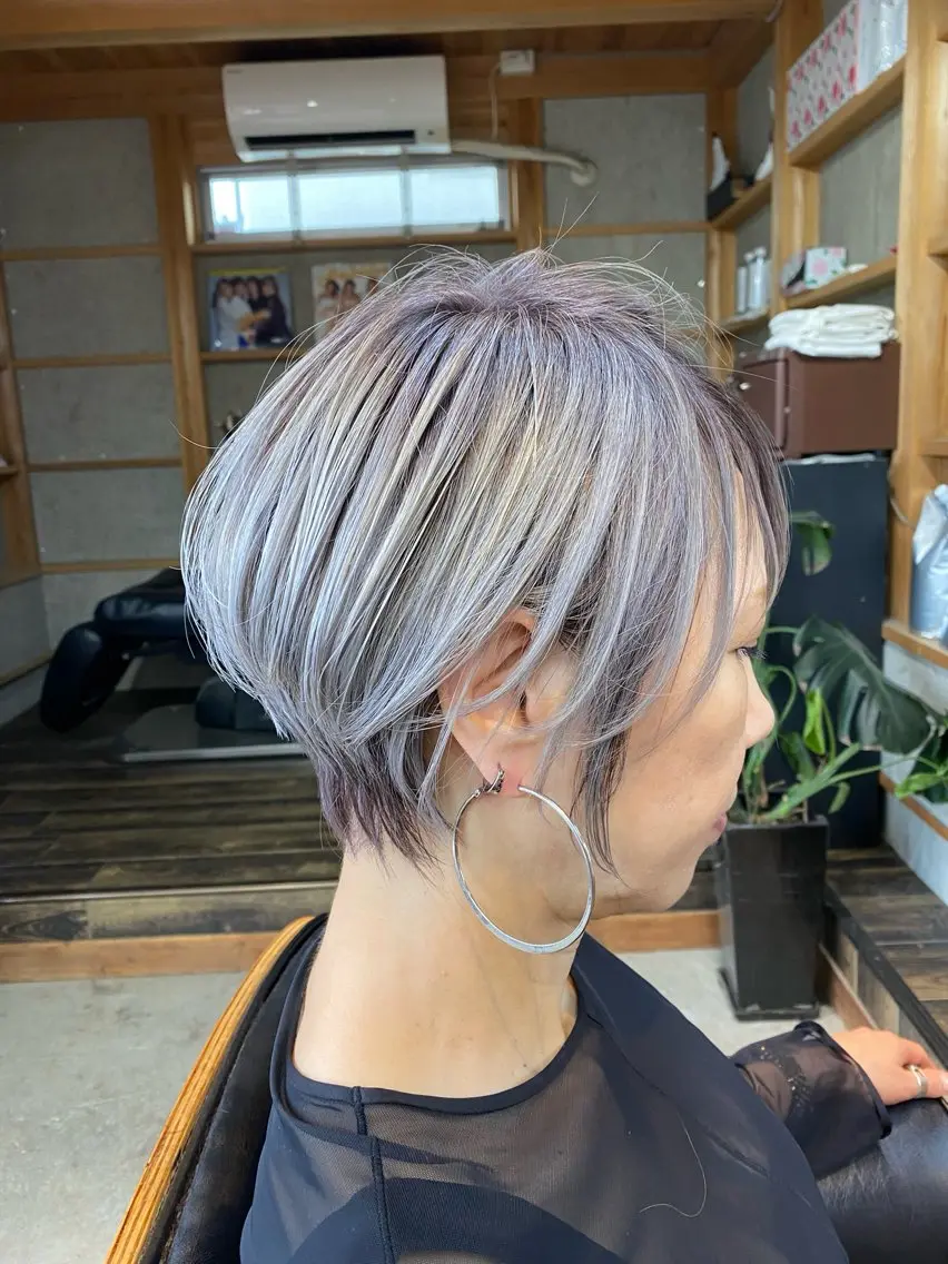 ショート Okazaki Tatsuyaのヘアスタイル