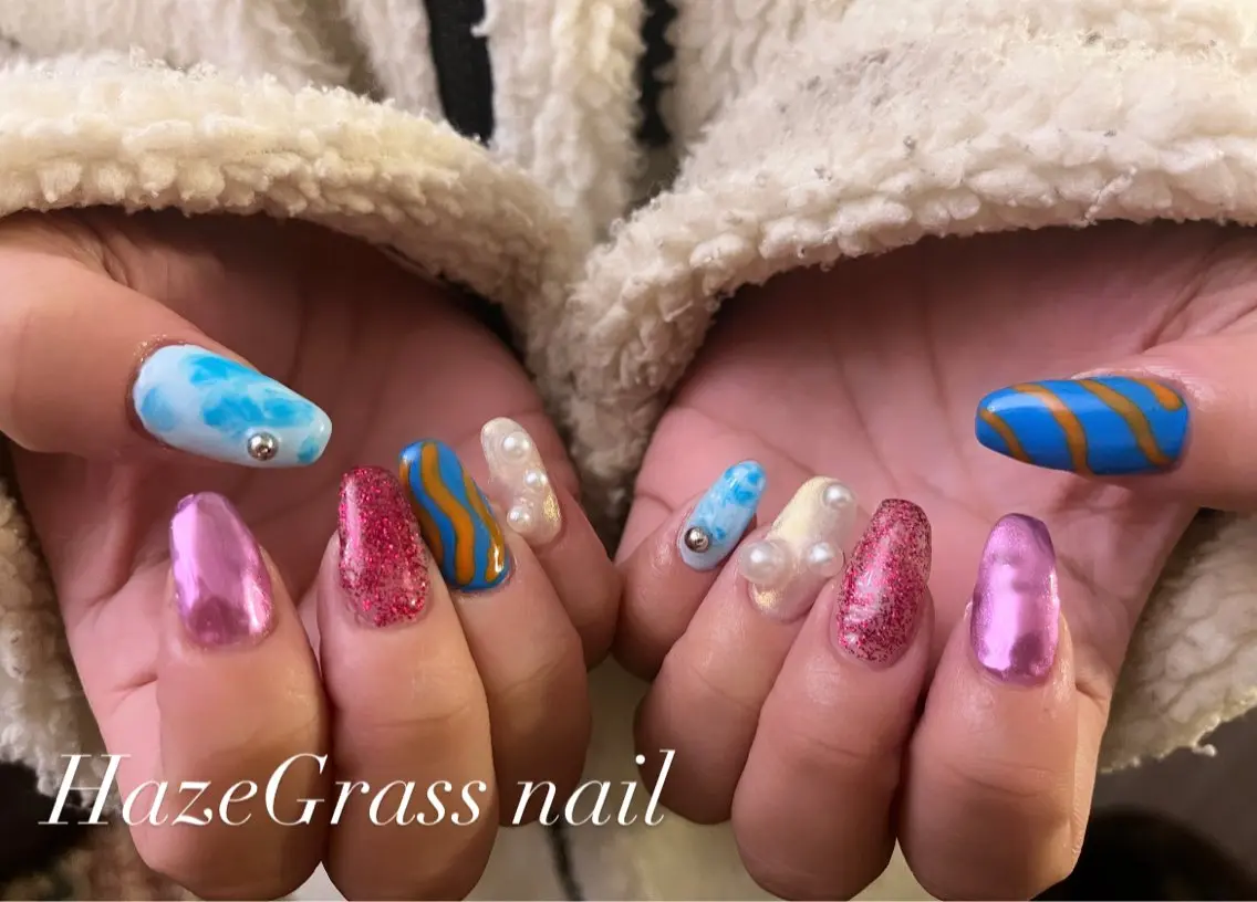 ネイル ハンドネイル HazeGrass NAILのネイルデザイン