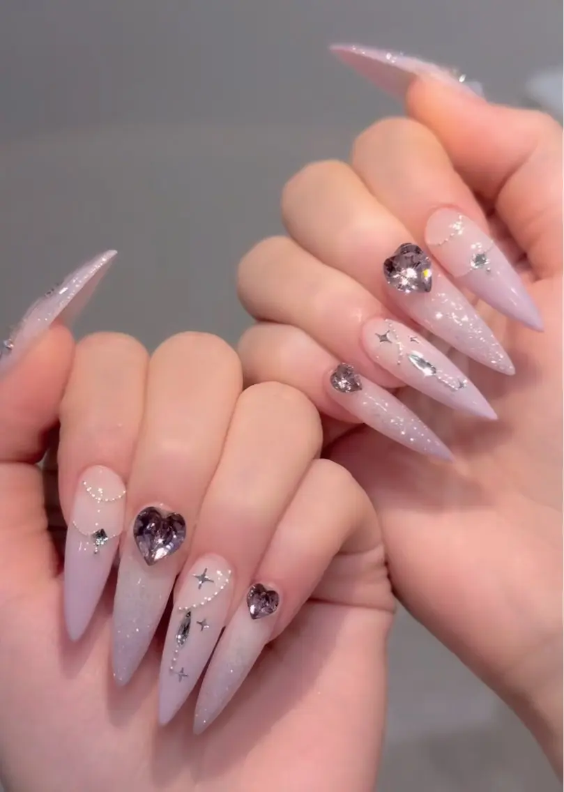 ネイル フレンチネイル ジェルネイル ハロウィン キラキラネイル 韓国ネイル H.baby Nail Salonのネイルデザイン