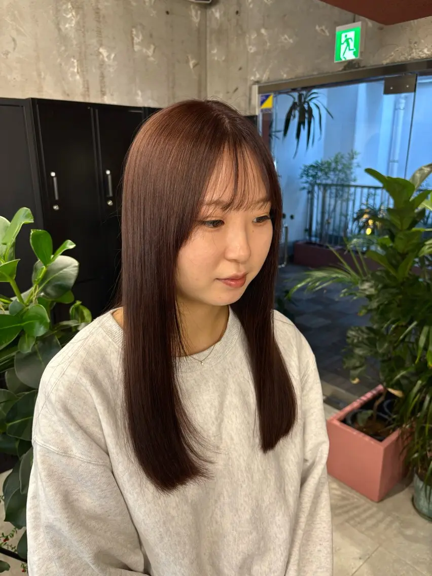 ロング カラー ほらぐちるい‎𖤐 /レイヤー/ツヤ感のヘアスタイル