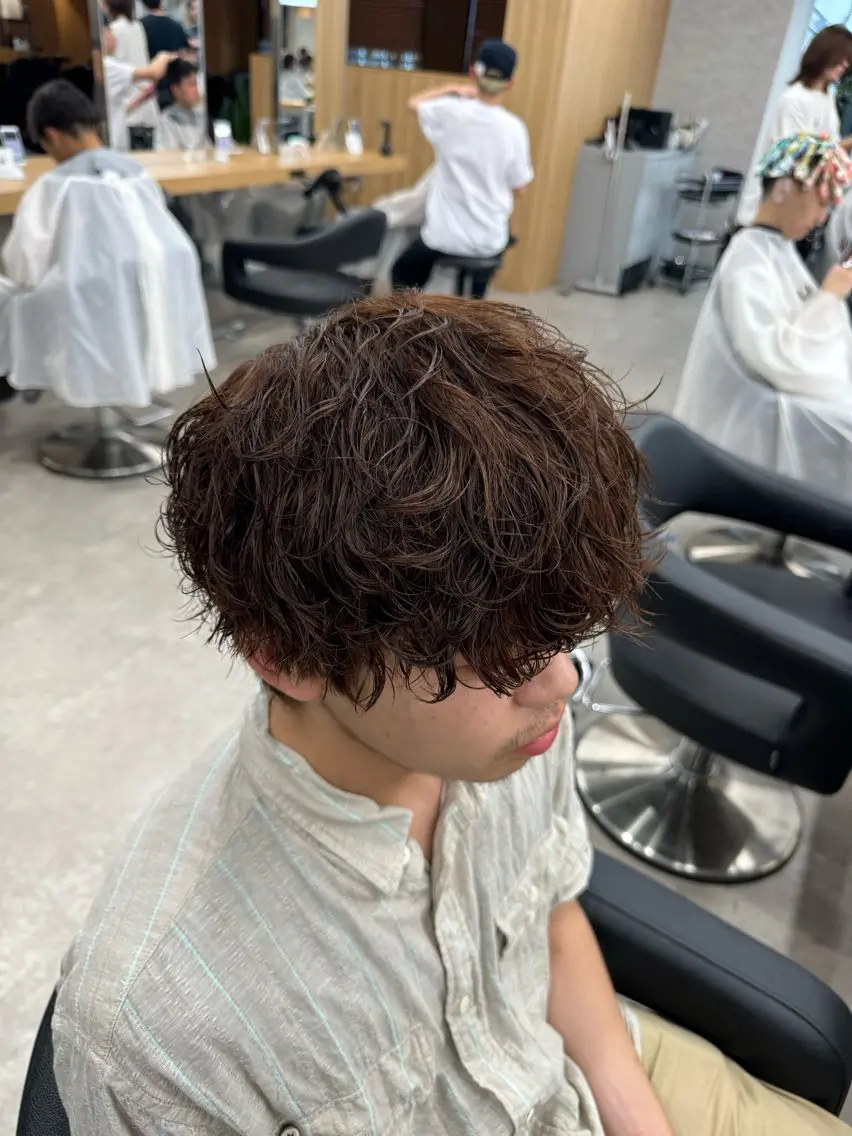 メンズ カット パーマ ヘアセット メンズ特化 🌟YURA🌟のヘアスタイル