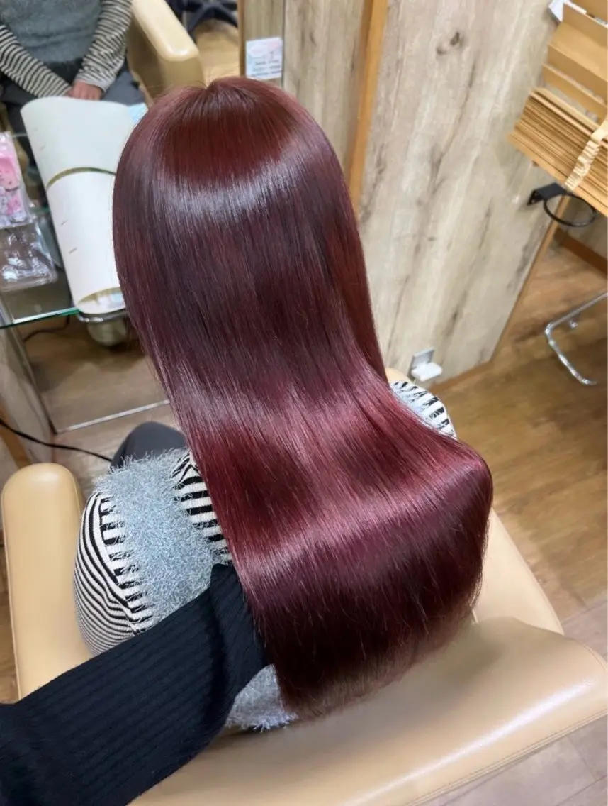 ロング カラー ヘアカラー 艶カラー💕 mihaneのヘアスタイル