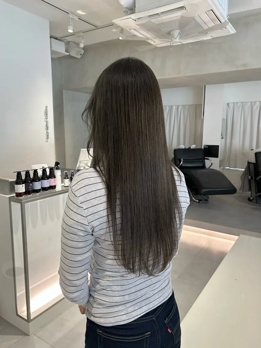 ロング カラー カット ヘアカラー 🧚つやさらhair 🧚manakaのヘアスタイル