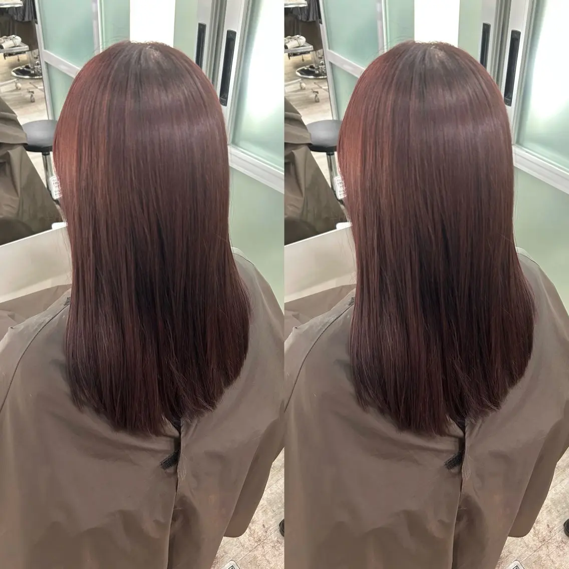 ロング レイヤーカット モデル募集🌟 吾郷七海のヘアスタイル