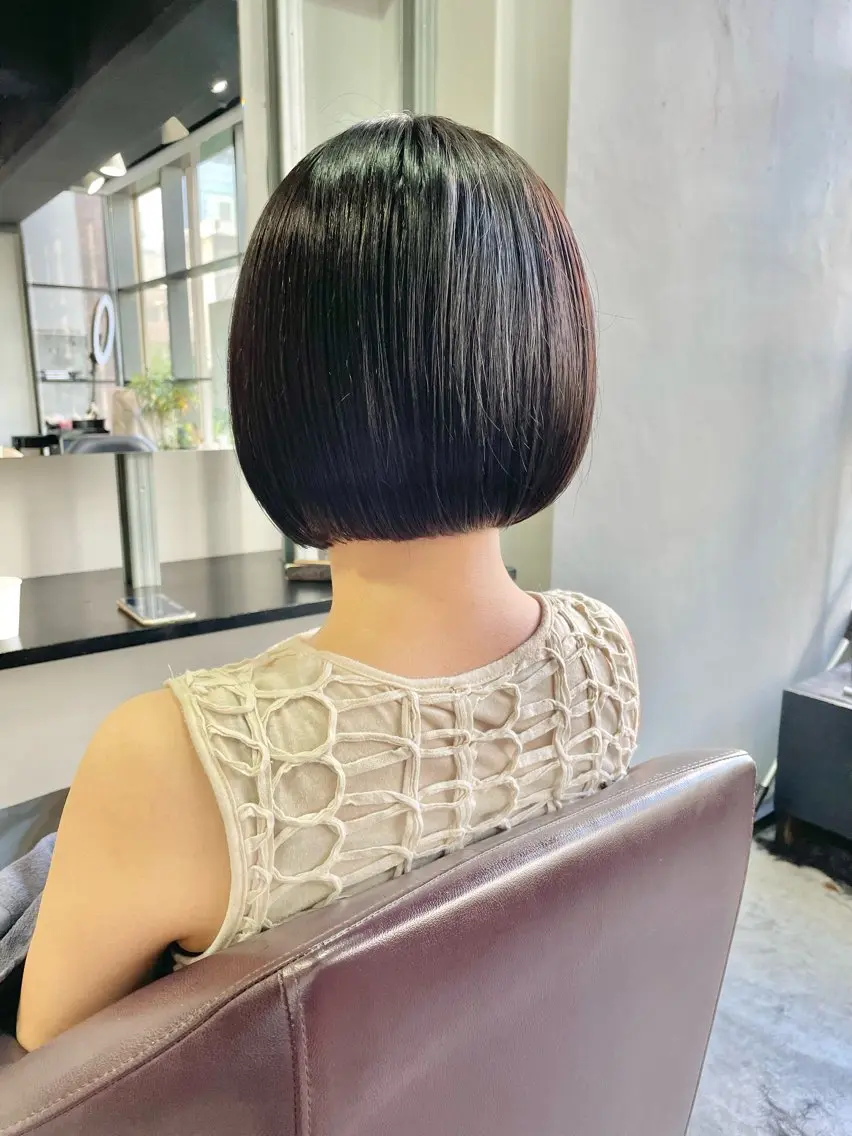 ショート カラー カット ヘアカラー トリートメント 韓国/レイヤーカット 顔周り/廣瀬達哉のヘアスタイル