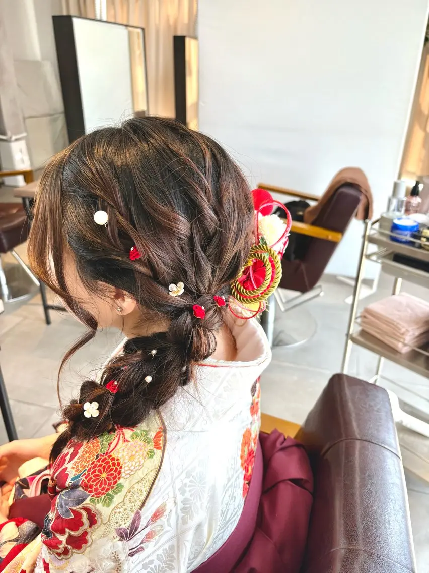 ロング ヘアアレンジ 🩵MEI🩵鶴見 ／ヘアアレンジ💫のヘアスタイル