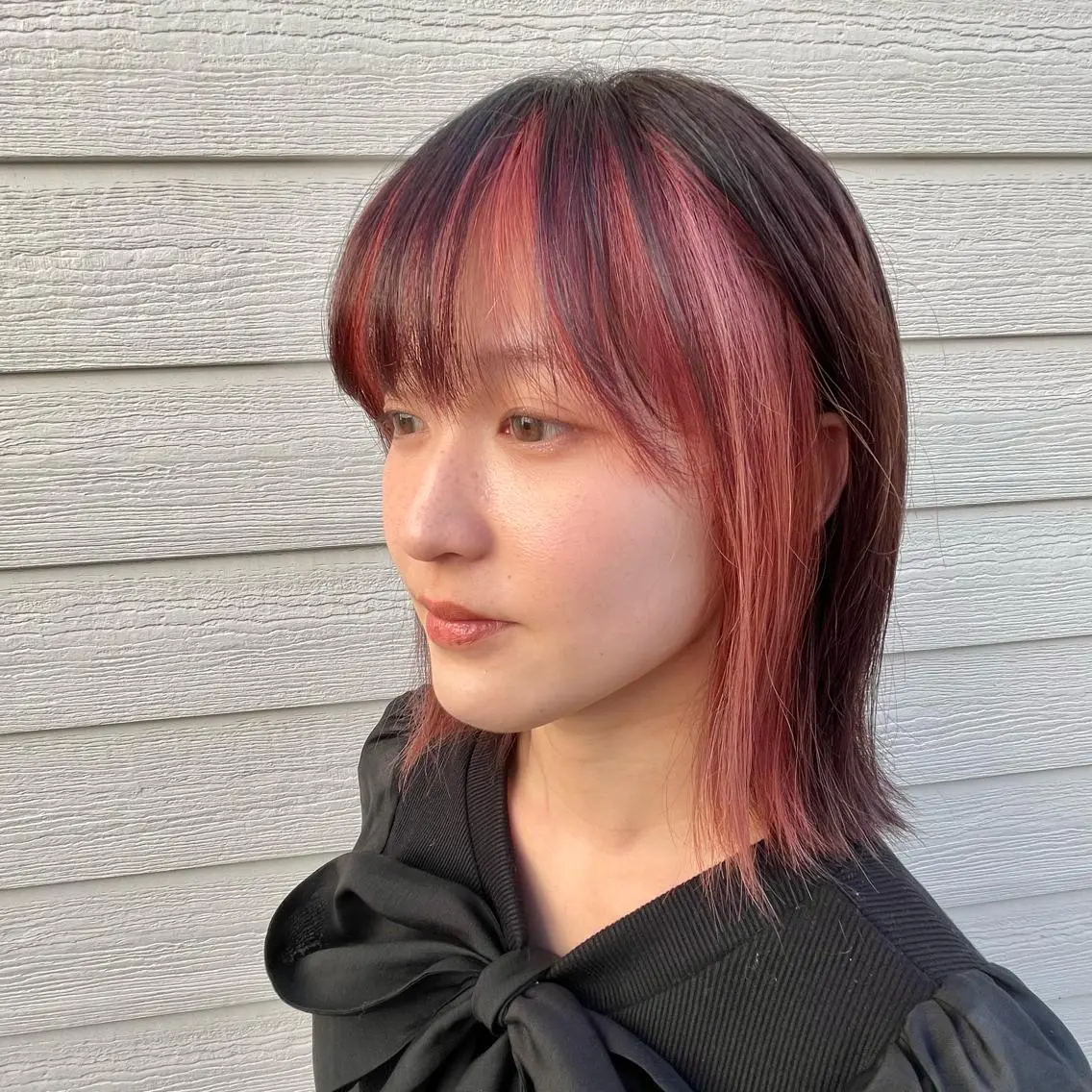 ミディアム カラー ヘアカラー トリートメント ✨髪質改善🎨 杉本賢人のヘアスタイル