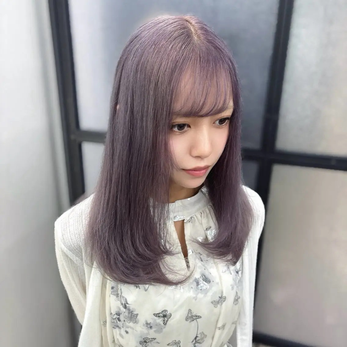 セミロング カラー ヘアカラー Ren. 🦋デザインカラーのヘアスタイル