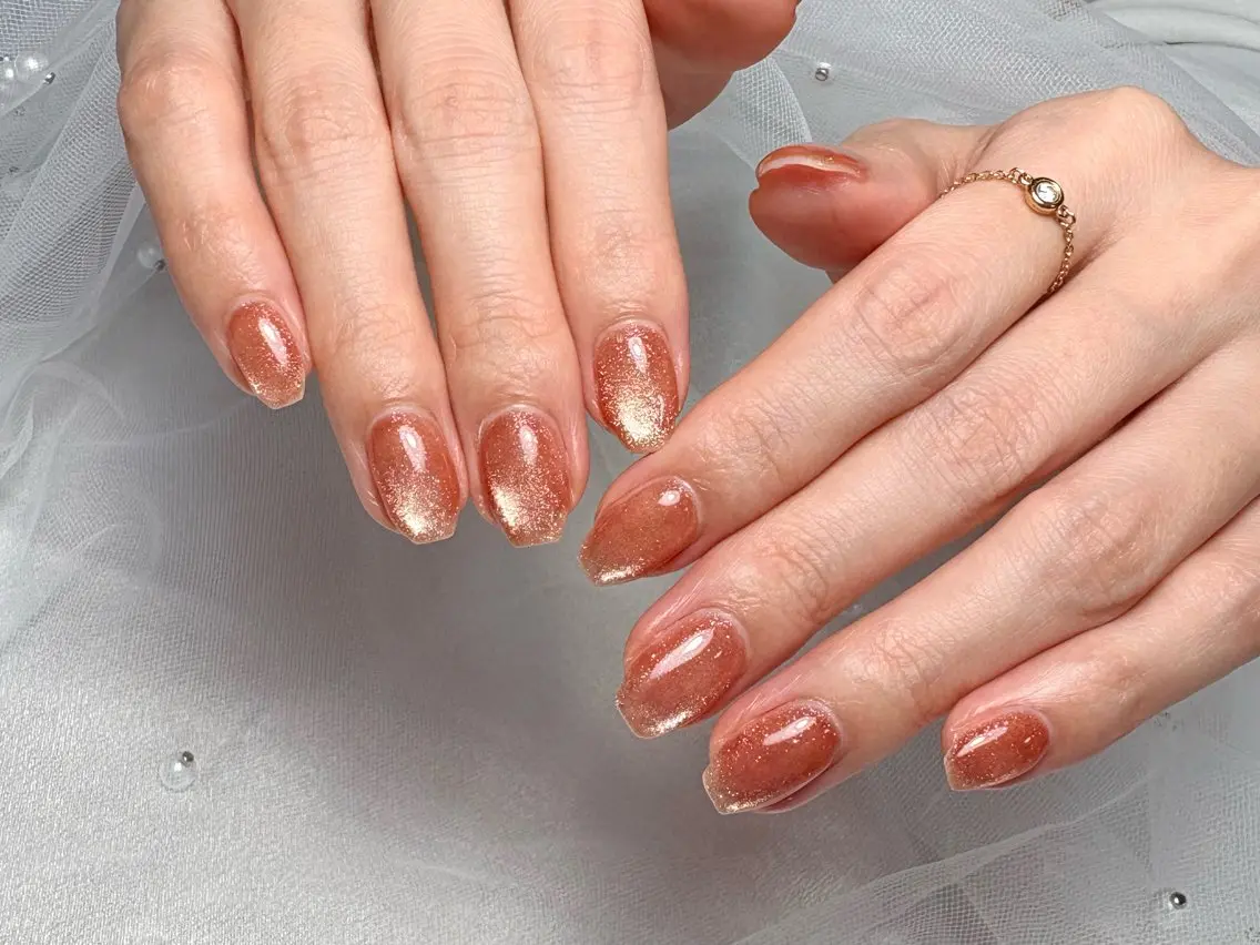 ネイル フットネイル ジェルネイル キラキラネイル ラメ(グリッター) マグネットネイル ハンドネイル ハンドケア ♡Bivi♡自爪に 優しいネイルサロンのネイルデザイン