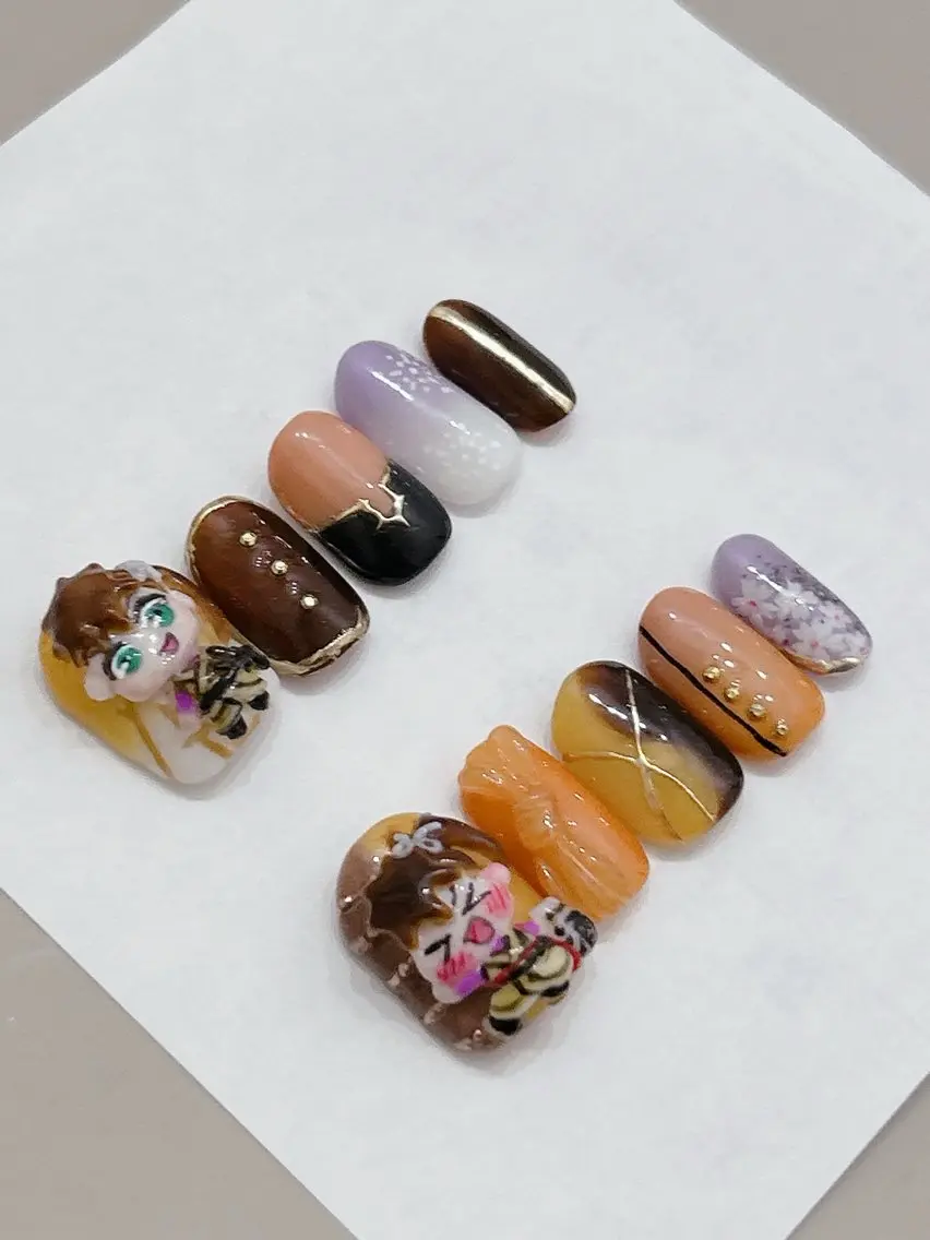 ネイル ネイルチップ MYu Beauty Salon YURIのネイルデザイン