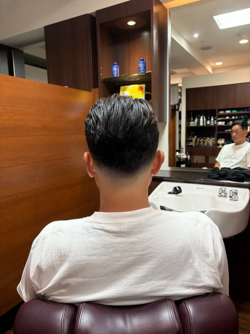 ショート メンズ 加藤 啓吾のヘアスタイル