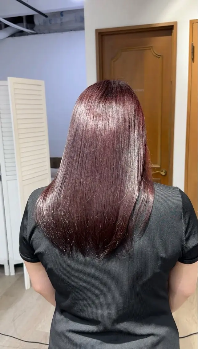 カラー カシス ヘアカラー misa 🌟のヘアスタイル