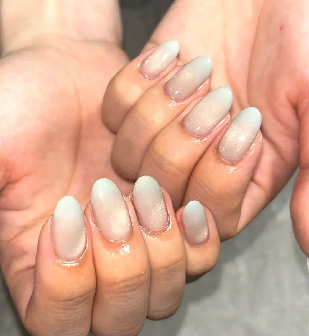 ネイル グラデーション マグネットネイル 持ち込み オフィスネイル シンプルネイル Natsumi 【protea】のネイルデザイン